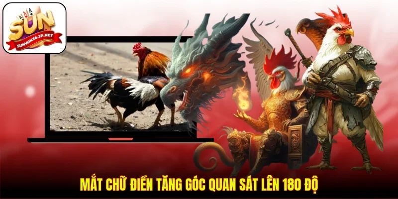 Mắt chữ điền tăng góc quan sát lên 180 độ 